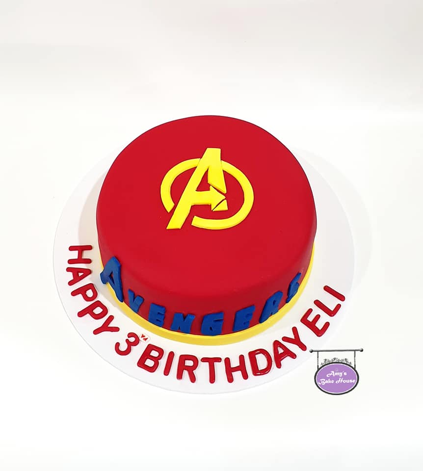 Super Heroes Theme Cake - Avon Bakers